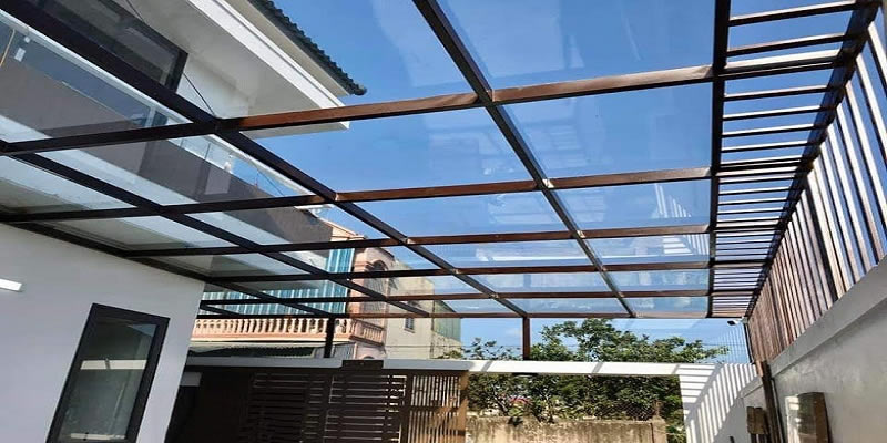 Mái Kính Cường Lực, Mái Hiên Mái Sảnh Kính
